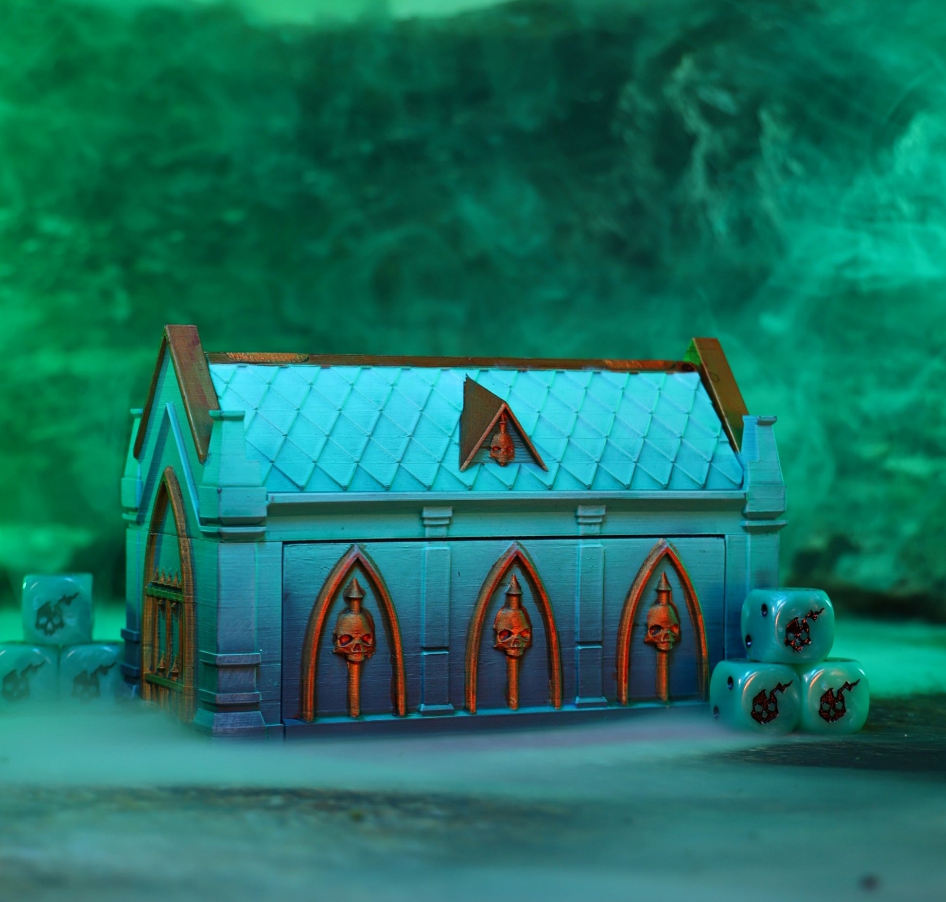 Rapid Fire Dicebox - Gothic Mausoleum