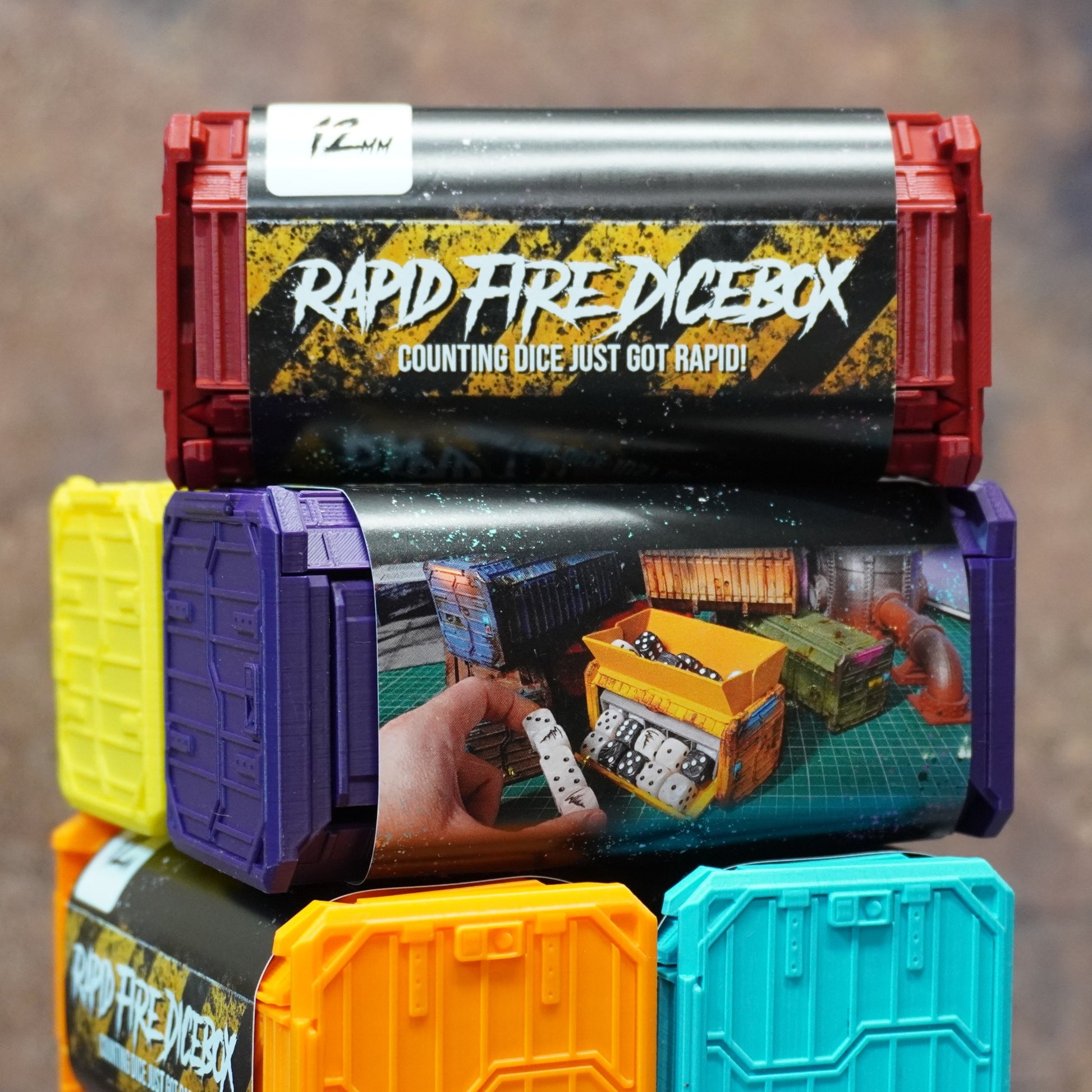 12mm Rapid Fire Dicebox - Physical