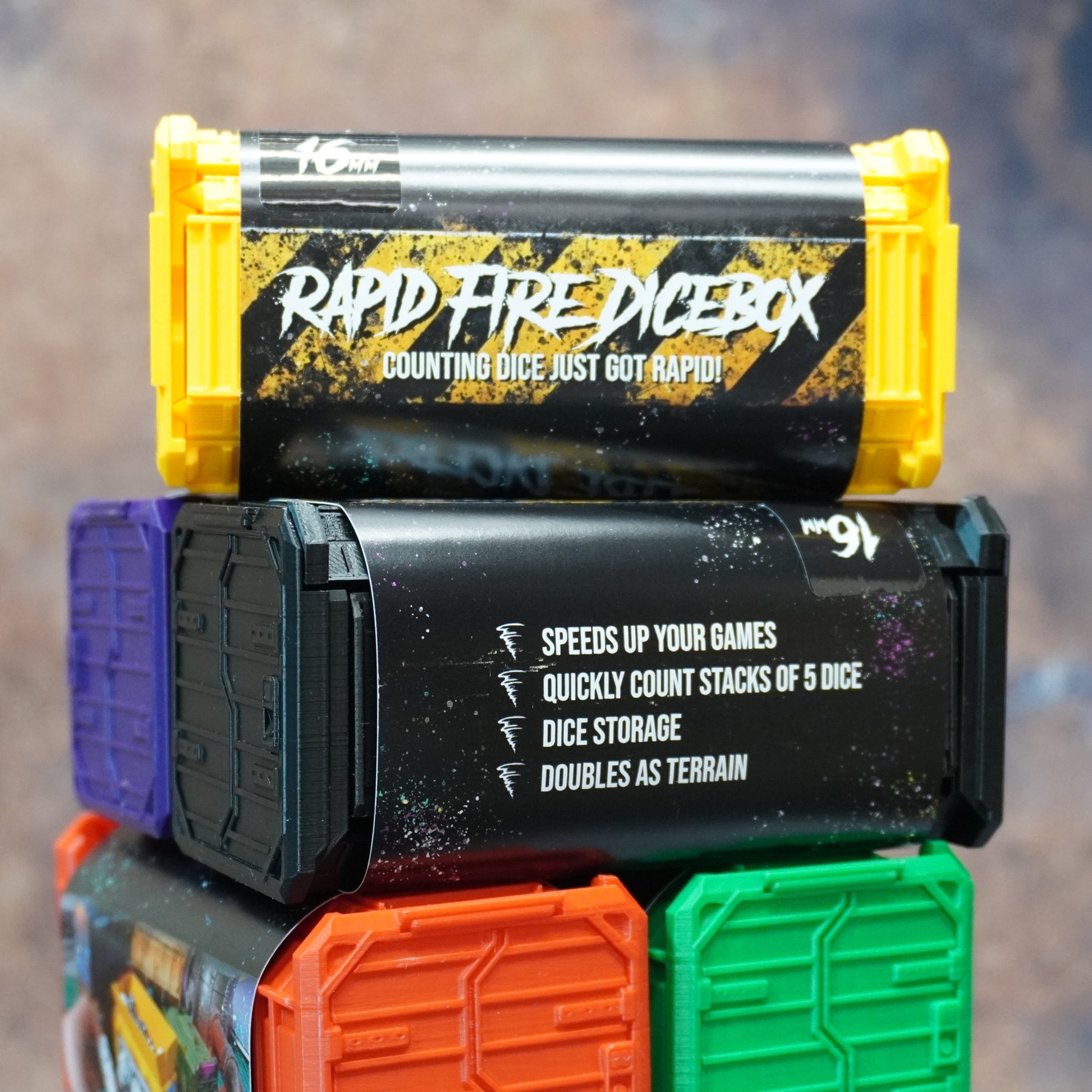 16mm Rapid Fire Dicebox - Physical