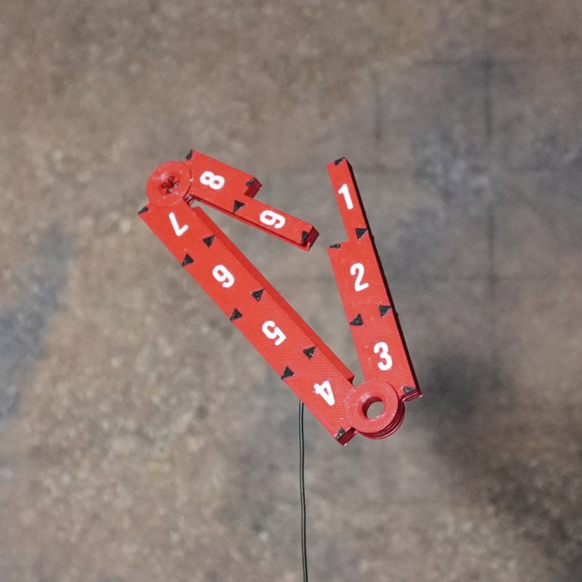 Wellywood Wargaming - Full Set 12", 9" & 6" Gauges - Red